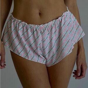 FRANKIES BIKINIS Flora Mini Short - French Holiday, XS